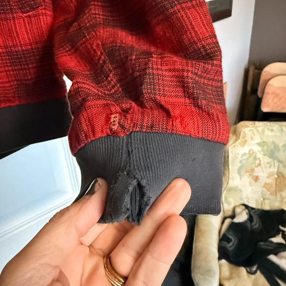 Vintage Altamont Skate Red Plaid Hooded Jacket - Picture 7 of 8